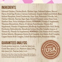 Purrfect Bistro Grain Free Kitten Dinner Chicken Pate Recipe Cat Food