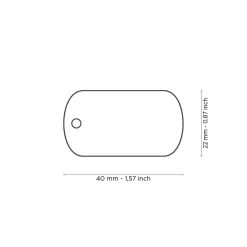 Rainbow Flag Military ID Tag