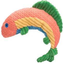 Rauccous Rainbow Trout Knottie Plush Dog Toy