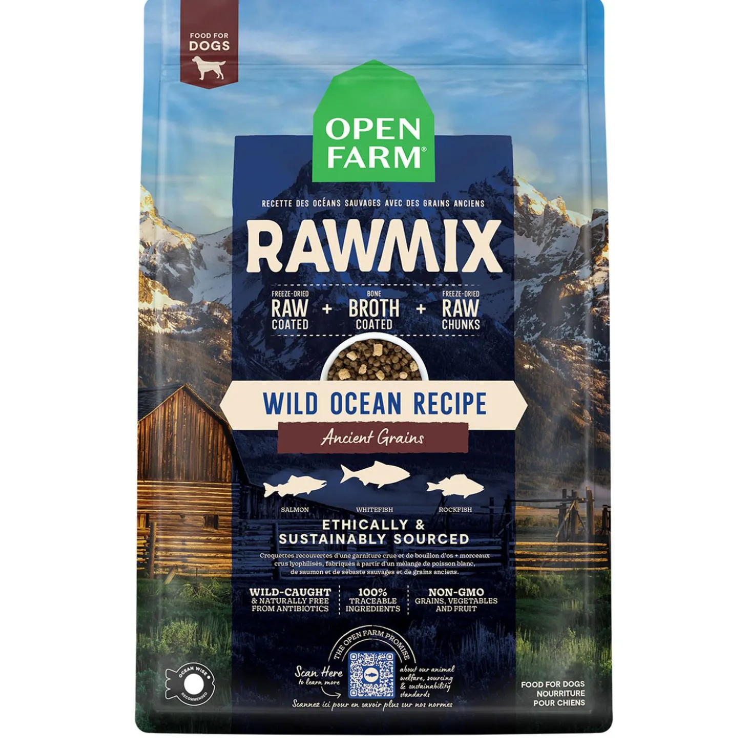 RawMix Wild Ocean Recipe Ancient Grain Adult Dog Food