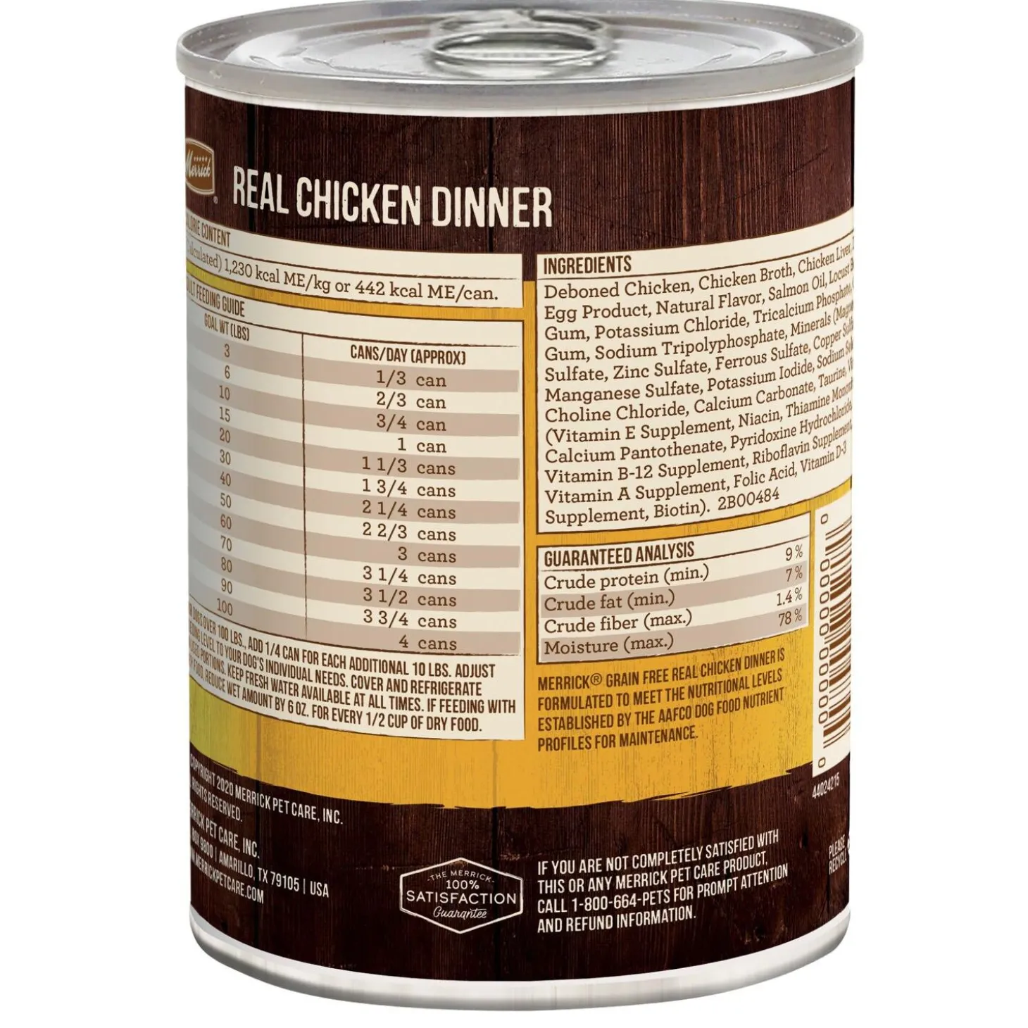 Real Chicken Dinner Pate Adult Dog Food