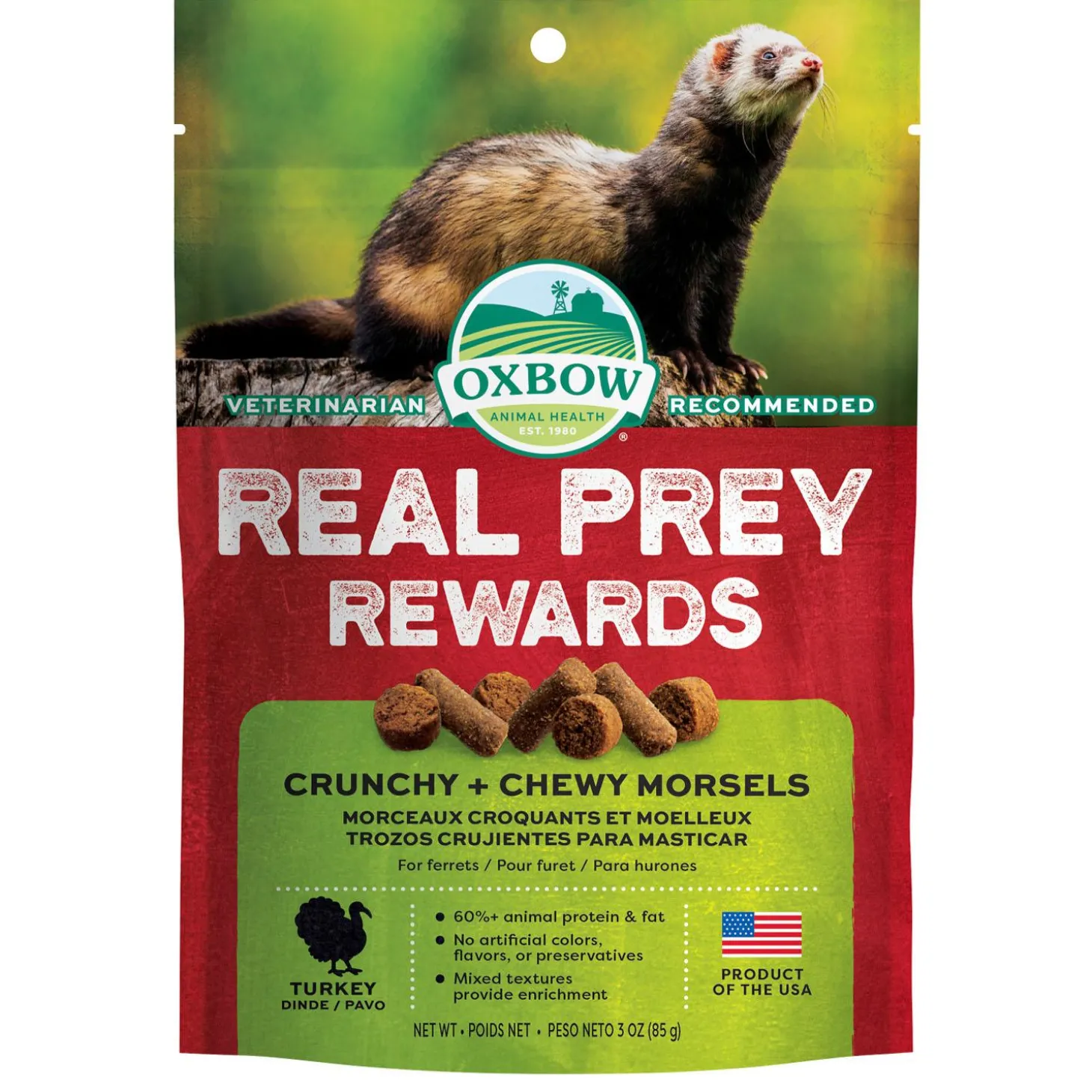 Real Prey Rewards Turkey Flavour Ferret Treats