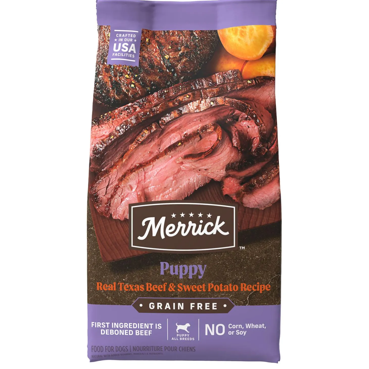 Real Texas Beef + Sweet Potato Puppy Dog Food