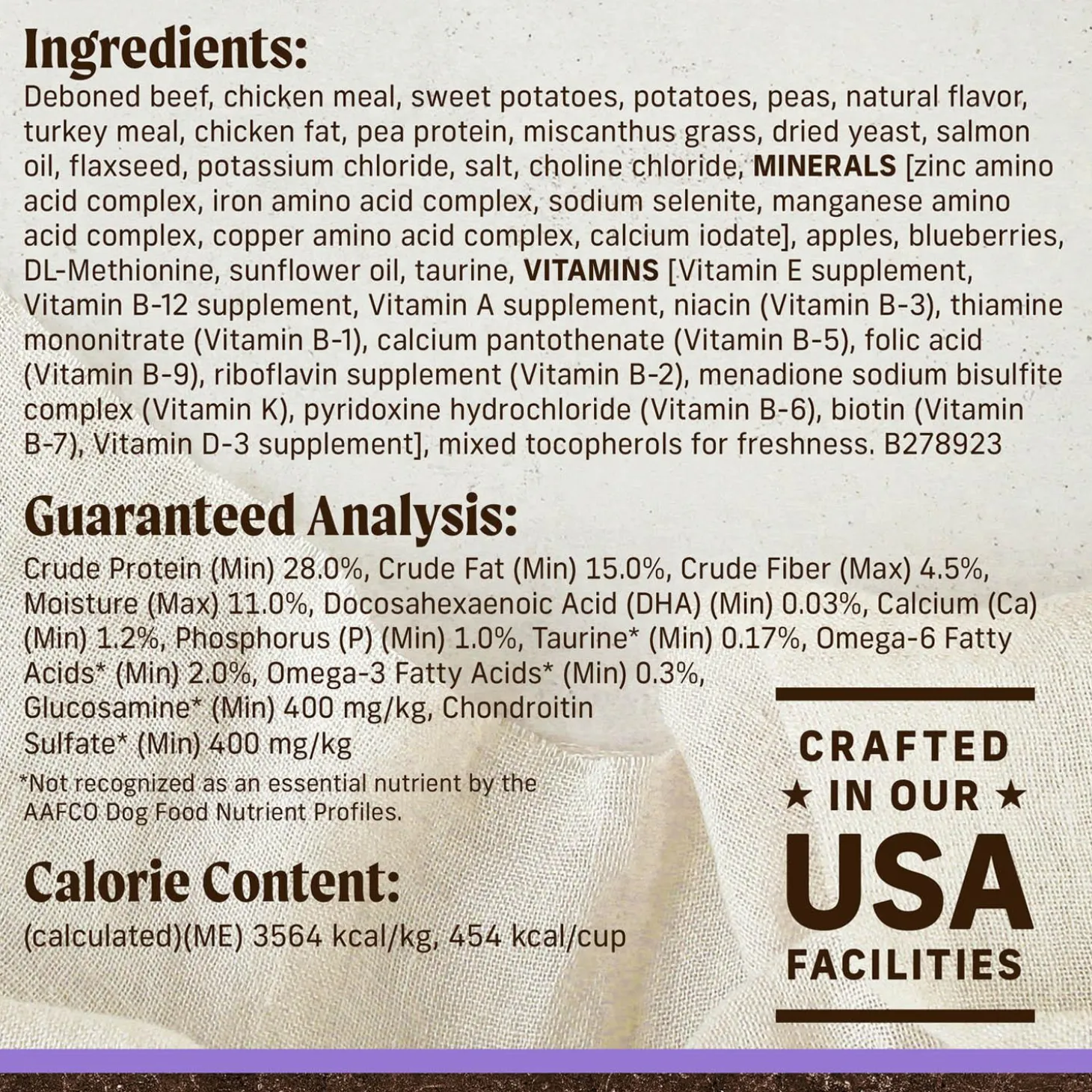 Real Texas Beef + Sweet Potato Puppy Dog Food