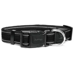 Reflective Air Mesh Black Dog Collar