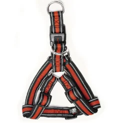 Reflective Air Mesh Step-In Orange Dog Harness