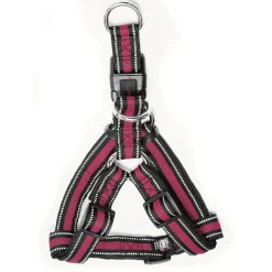 Reflective Air Mesh Step-In Pink Dog Harness