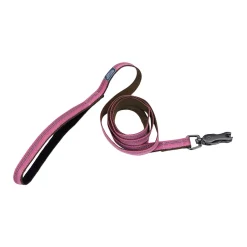 Reflective 5/8in Leash with Scissor Snap - Pink