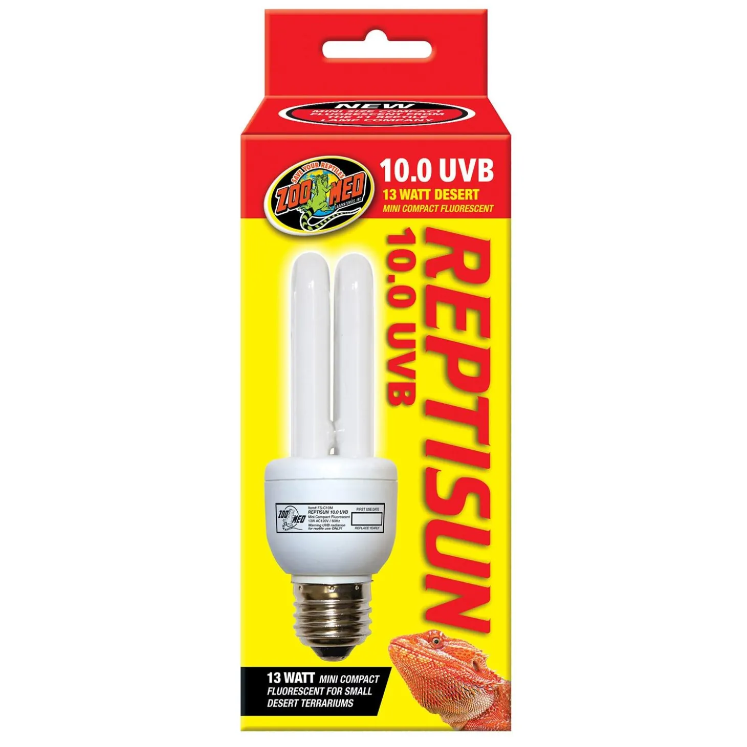 ReptiSun 10.0 UVB Mini Compact Fluorescent Bulb