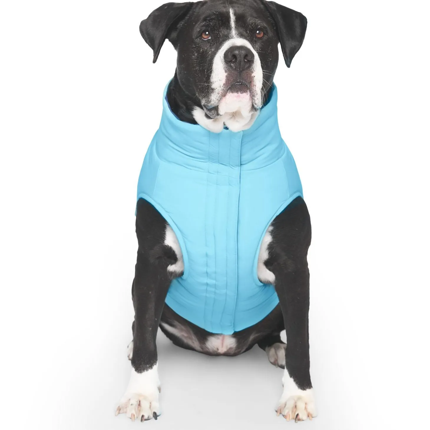 Reversible Blue & Teal Puffer Vest