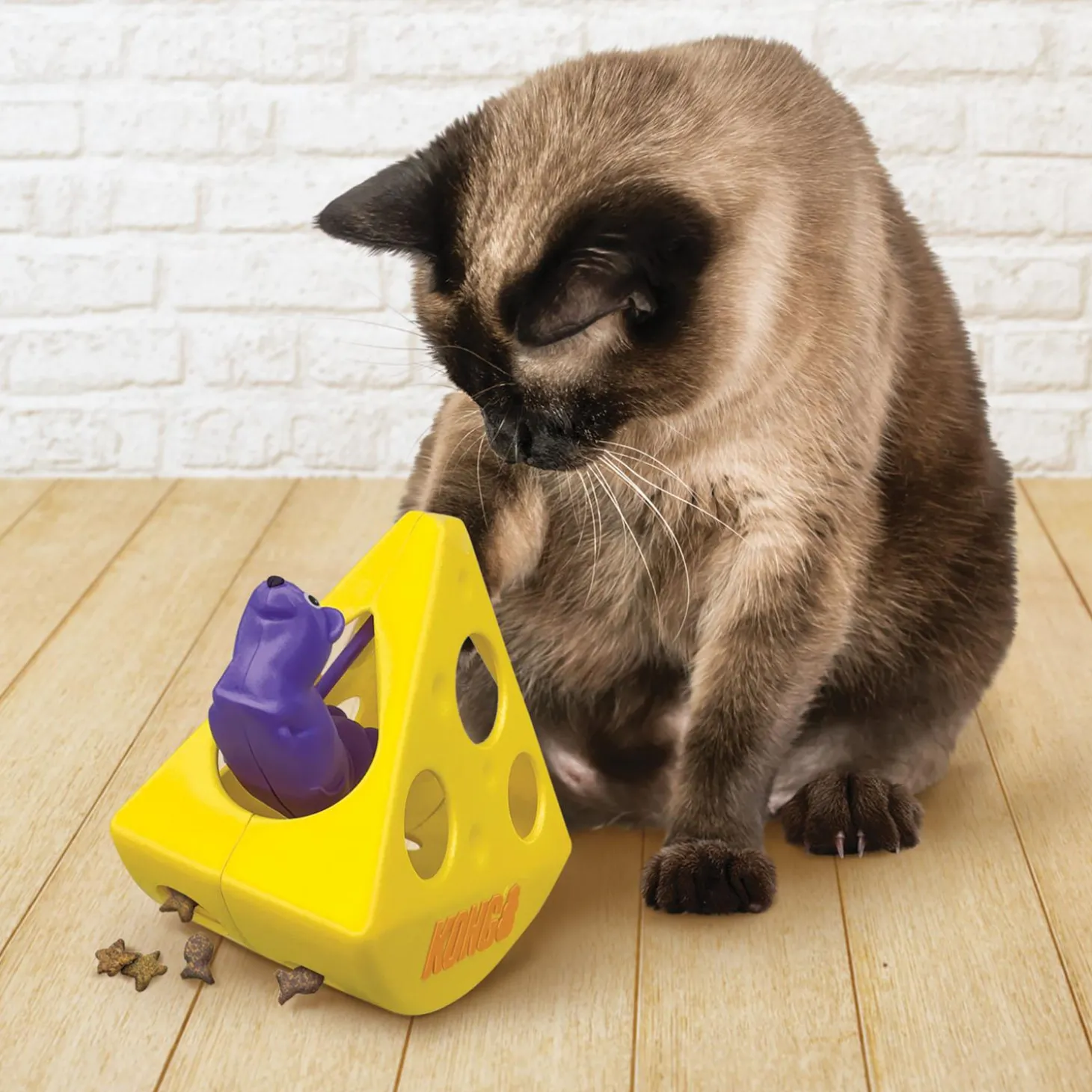 Rewards Rocker Cheese Cat Toy