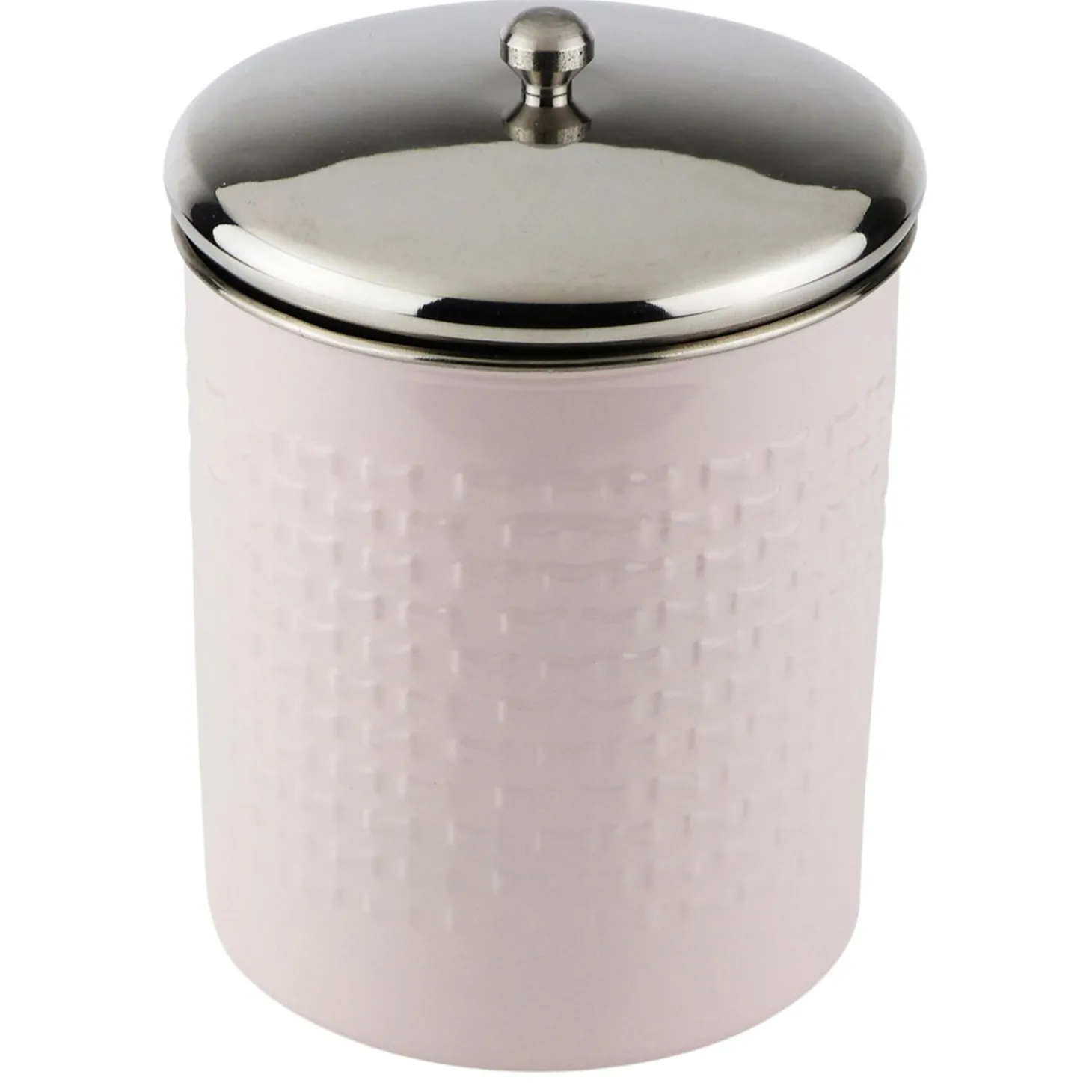 Rose Pink Stainless Treat Jar