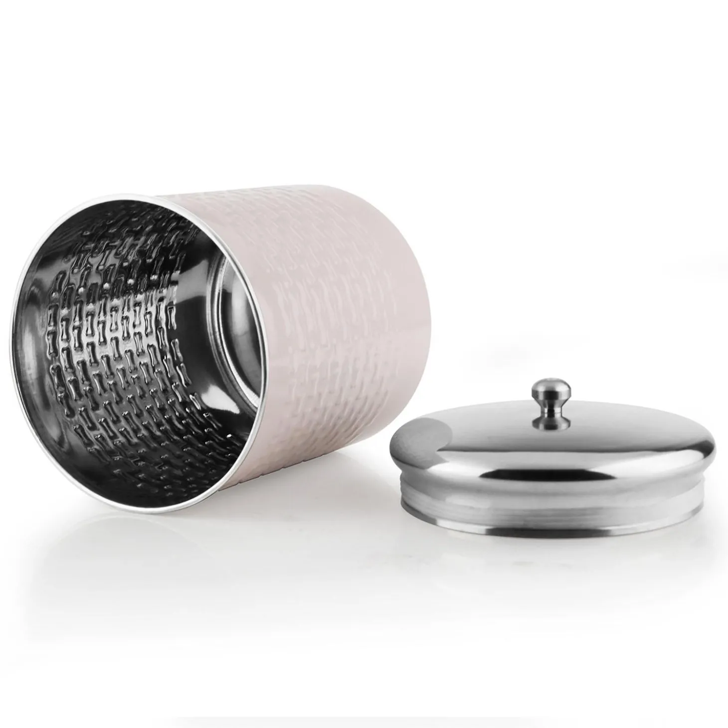 Rose Pink Stainless Treat Jar