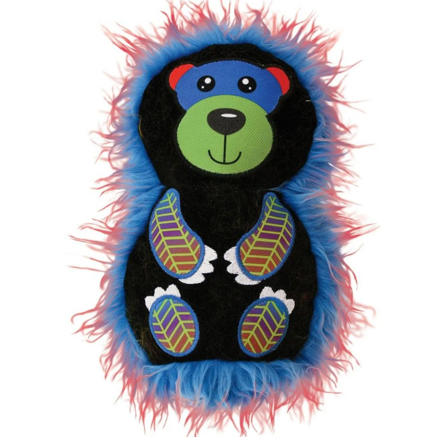 RoughSkinz Suedez Bear Dog Toy