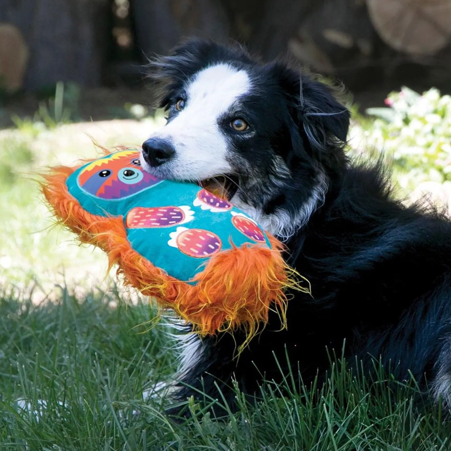 RoughSkinz Suedez Bear Dog Toy