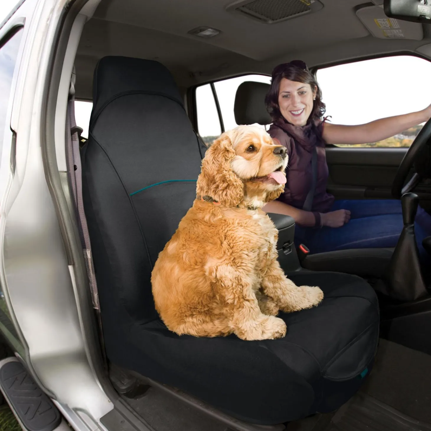 Rover Bucket Black Seat Cover