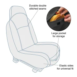 Rover Bucket Charcoal Seat Cover