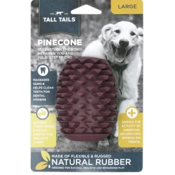 Rubber Pinecone Dog Toy