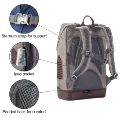 Rucksack Pet Heather Grey Carrier