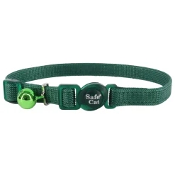 Safe Cat Hunter Green Adjustable Snag-Proof Breakaway Collar