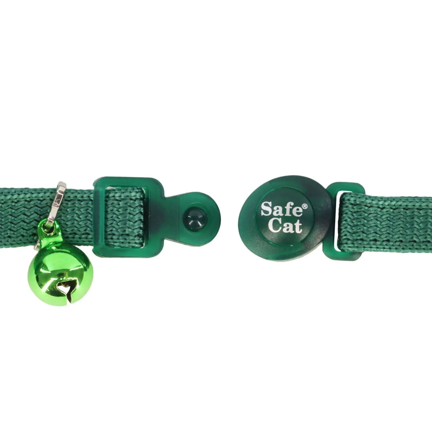 Safe Cat Hunter Green Adjustable Snag-Proof Breakaway Collar