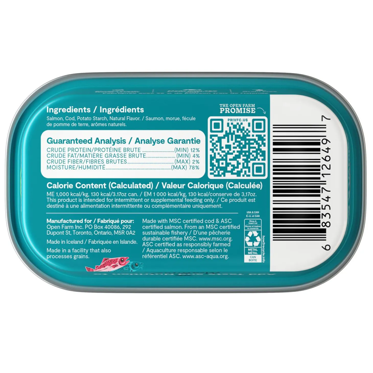 Salmon & Cod Mousse Cat Food Topper