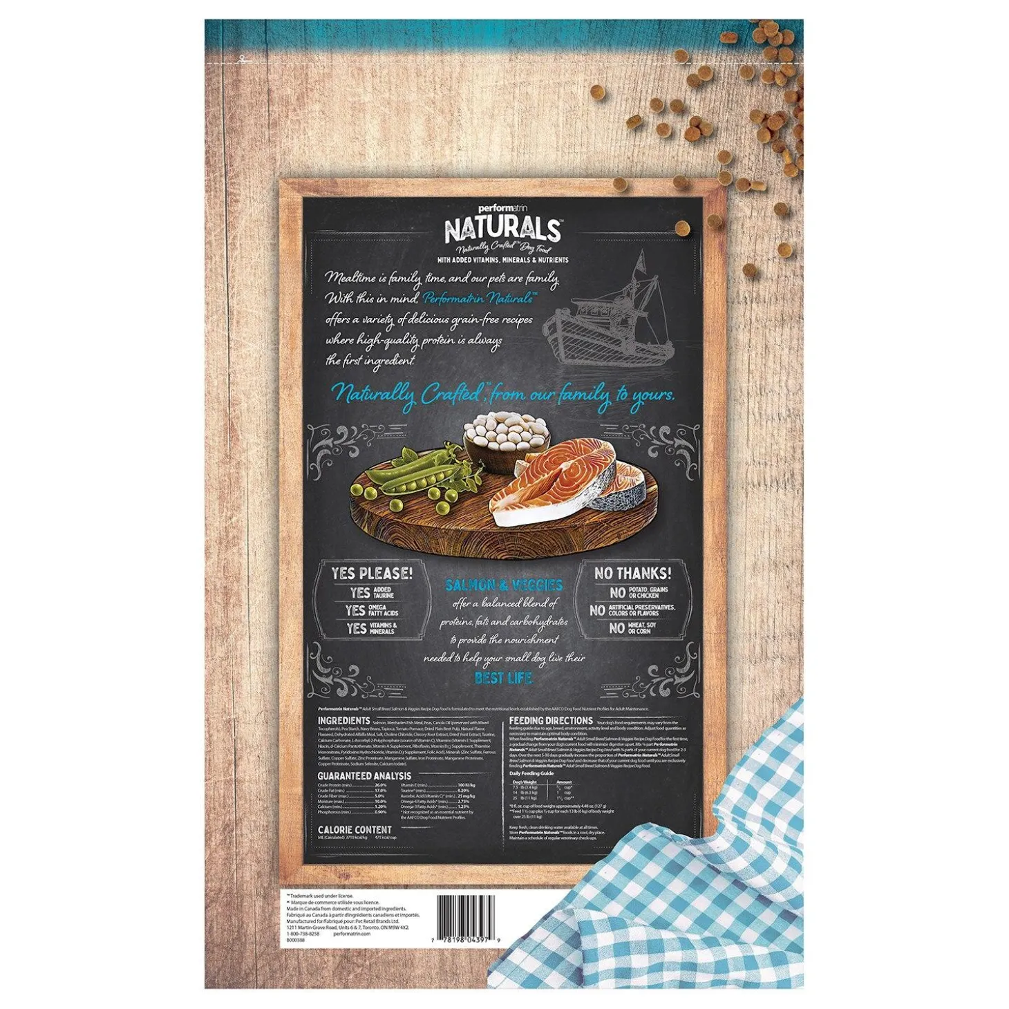 Salmon & Veggies Grain-Free Recipe Small Breed Adult Dog Food