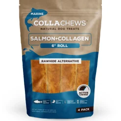 Salmon Collagen 6in Roll Dog Treats