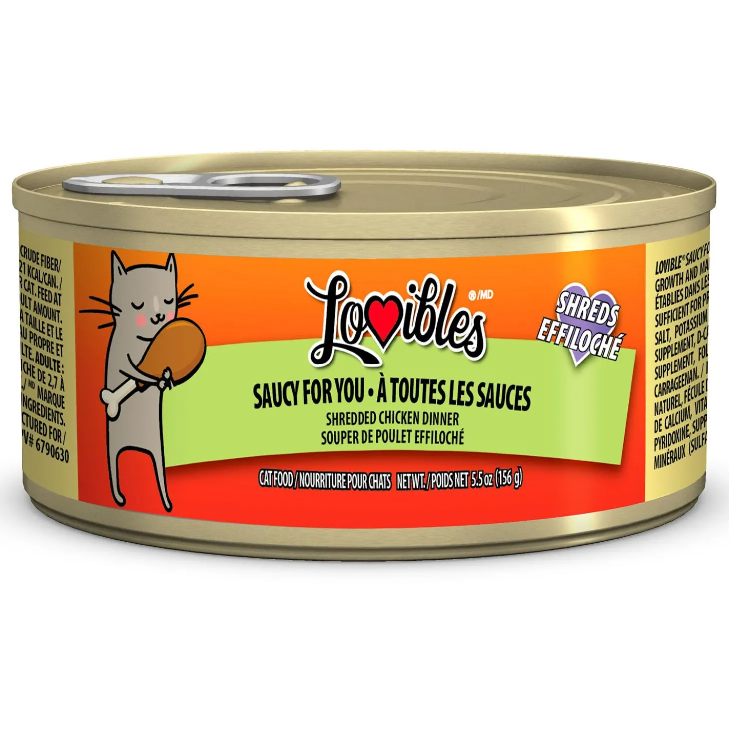 Saucy For You Chicken Dinner Shreds Cat Food