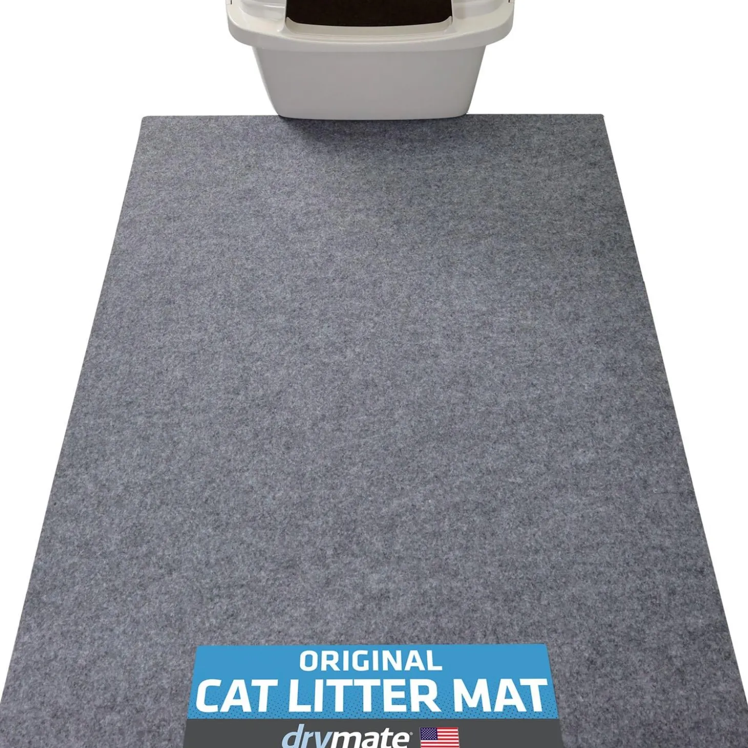 Savannah Grey Cat Litter Mat