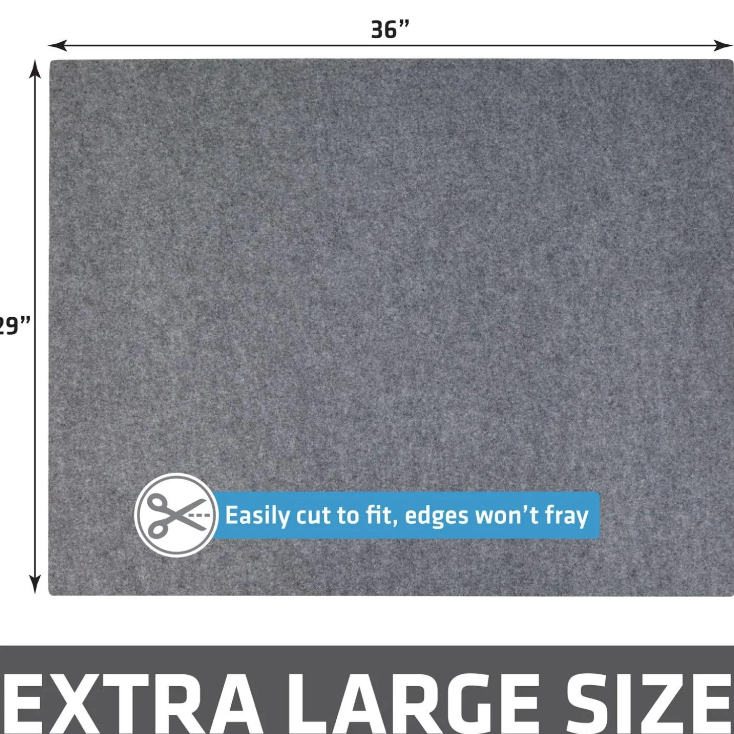 Savannah Grey Cat Litter Mat