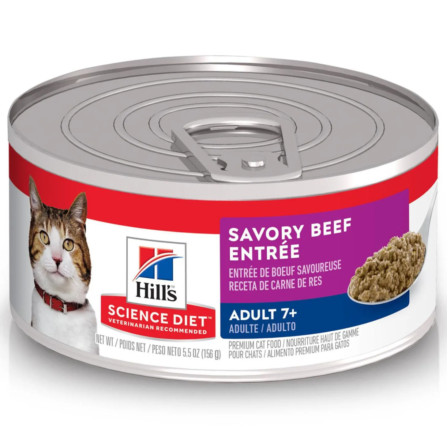 Savoury Beef Entree Adult 7+ Cat Food