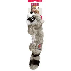 Scrunch Knots Raccoon Dog Toy