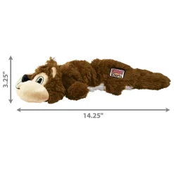 Scrunch Knots Squirrel Dog Toy