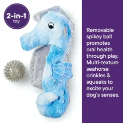 Seahorse with Ball Dog Toy