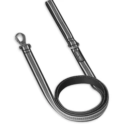 Seamless Knit Black & Grey Dog Leash