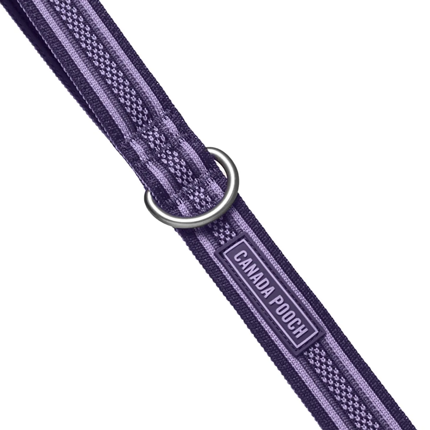 Seamless Knit Purple & Lavender Dog Leash