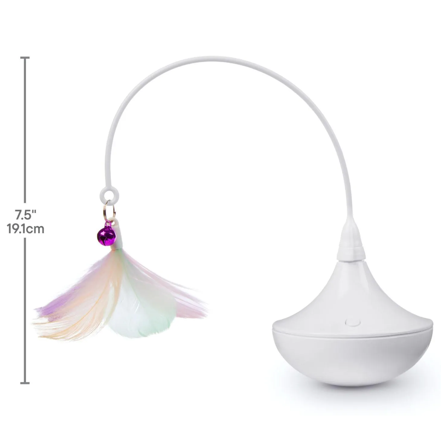 Semi-Automatic Spin N' Wobble Teaser Cat Toy