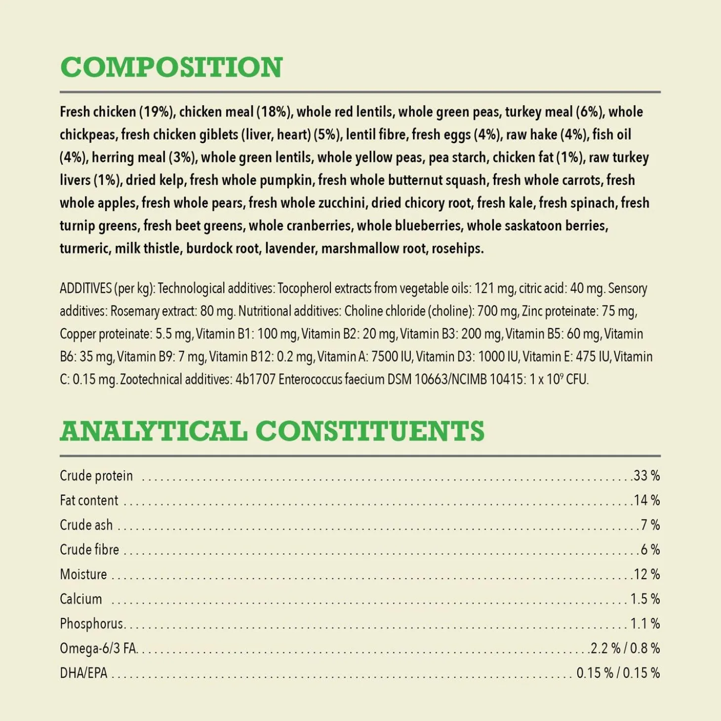 Senior Recipe Dog Food