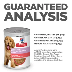 Sensitive Stomach & Skin Salmon & Vegetable Stew Puppy Dog Food