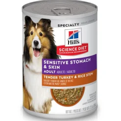 Sensitive Stomach & Skin Tender Turkey & Rice Stew Adult Dog Food