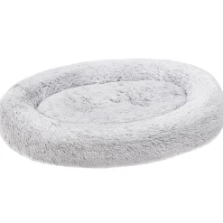 Shaggy Donut Bed White