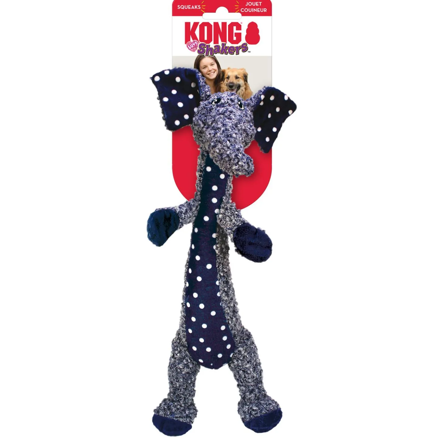 Shakers Luvs Elephant Dog Toy