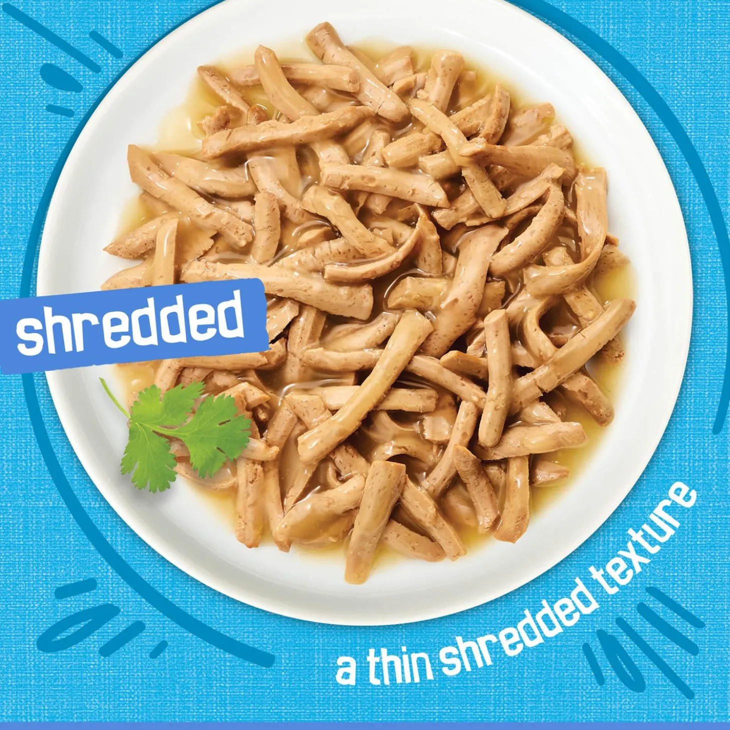 Shredded Ocean Whitefish & Tuna in Sauce Cat Food