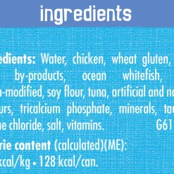 Shredded Ocean Whitefish & Tuna in Sauce Cat Food