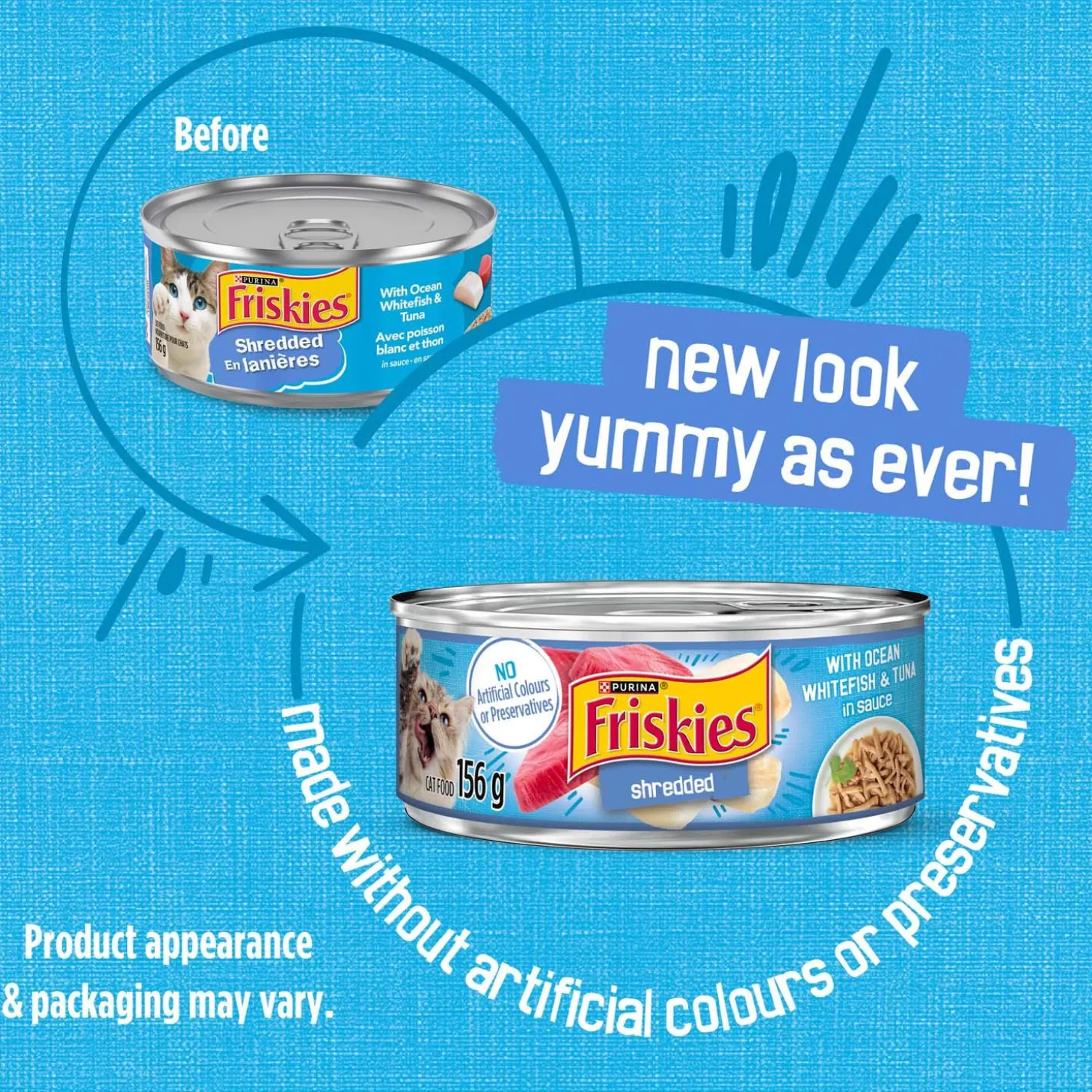Shredded Ocean Whitefish & Tuna in Sauce Cat Food