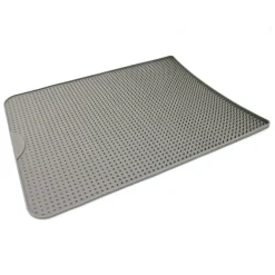 Silicone Grey Cat litter Mat