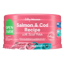 Silky Mousse Salmon & Cod Recipe with Sweet Potato Adult Dog Food