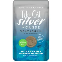 Silver Mousse Chicken & Pumpkin in Broth Senior Cat Food