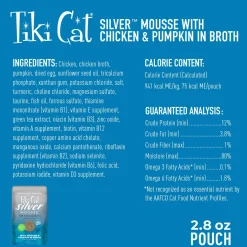 Silver Mousse Chicken & Pumpkin in Broth Senior Cat Food